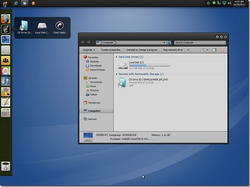 linux mint skin pack for windows 7